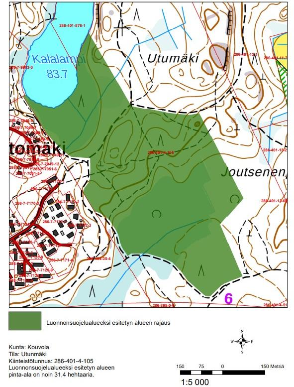 Kalalammen karttakuva