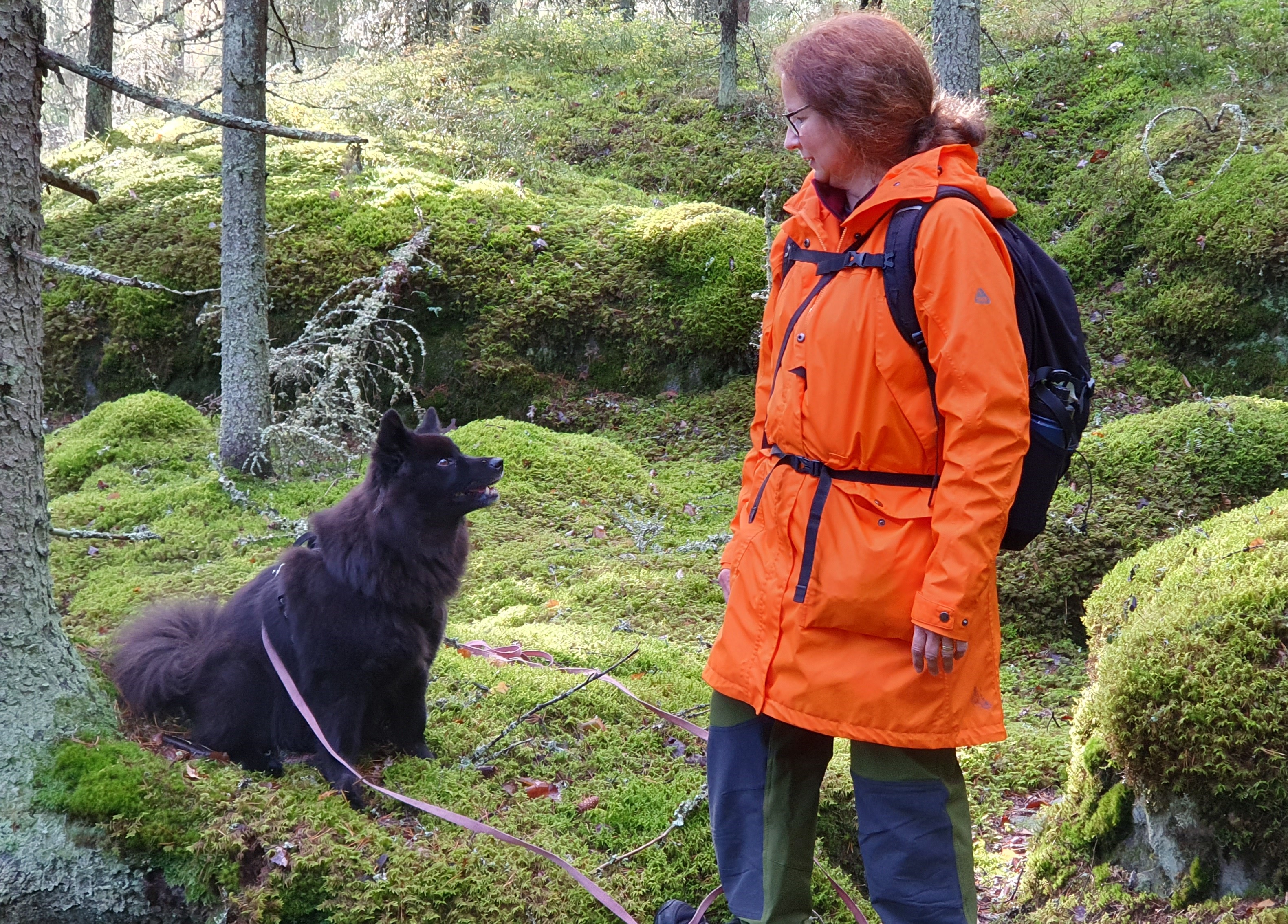 Satu "Satsa" Orajärvi ja Malla-koira