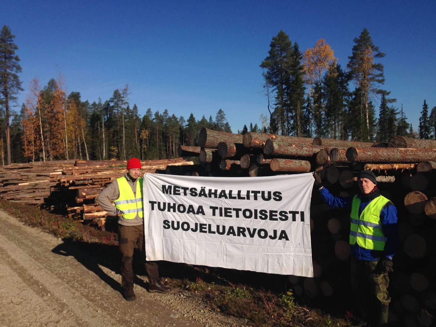 Hakkuiden vastustus.