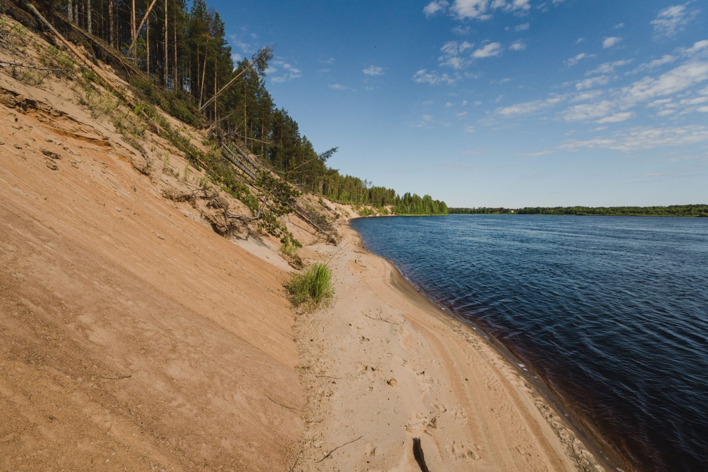 Kemijoen rantatörmiä. Kuva: Jaakko Posti