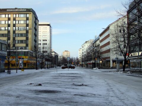 hallituskatu rautatienkadulta katsottuna