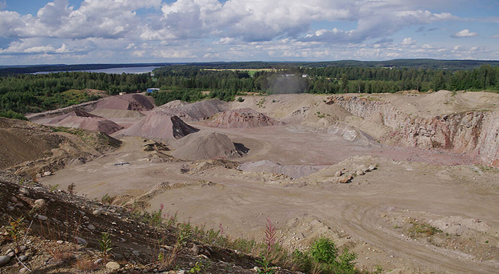 NCC soranotto-kuoppia Vehoniemenharjulla. Kuva: Jorma Mäntylä